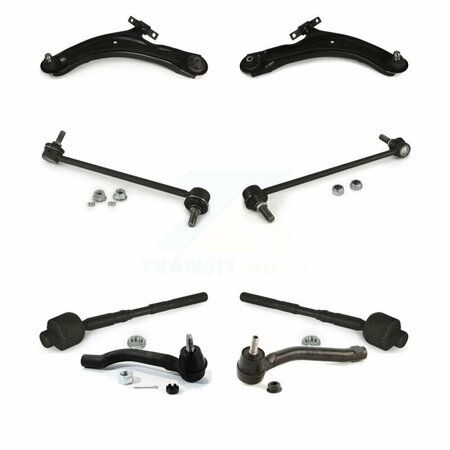 TOP QUALITY Front Suspension Control Arm Ball Joint Tie Rod End Link Kit 8Pc For 08-13 Nissan Rogue K72-100165